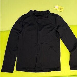 Boys Black Long Sleeve Top